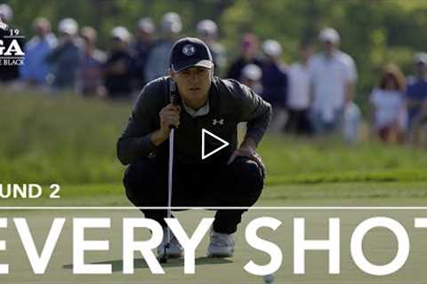 Jordan Spieth | Every Shot from His 2nd-Round 66 at the 2019 PGA Championship