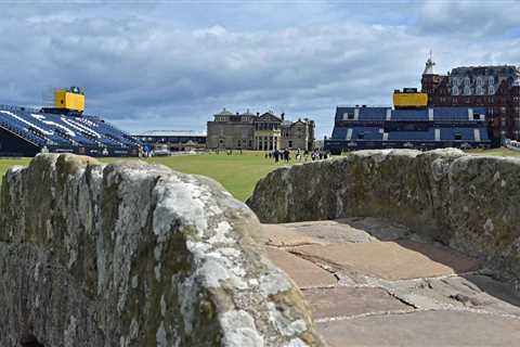 2022 Open Championship: St. Andrews Old Course scorecard, yardage book, course map