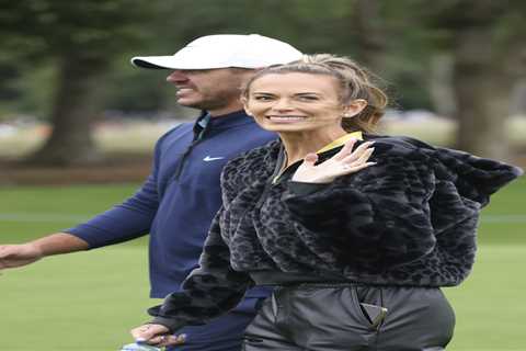 The Open star Brooks Koepka’s wife Jena Sims leaves fans in hysterics with amazing lacy lingerie..