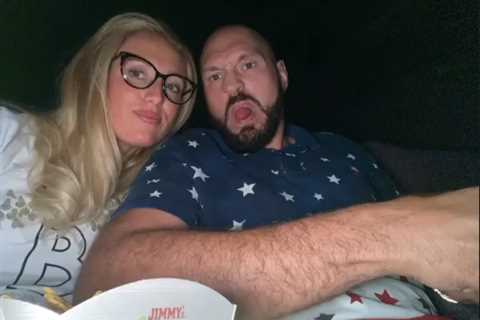 Tyson Fury and Paris enjoy date night at cinema as heavyweight champion takes wife to see Elvis