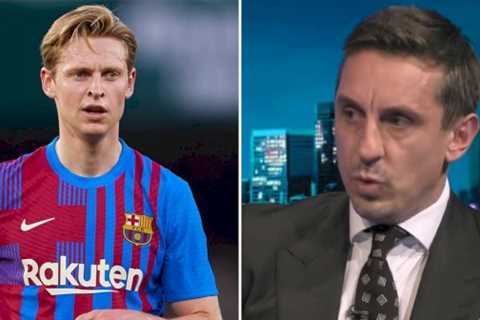 Gary Neville urges Frenkie de Jong to take legal action against “bullying” Barcelona