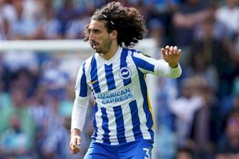 Chelsea enter race for Brighton wing-back Marc Cucurella