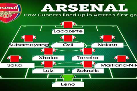 Mikel Arteta’s Arsenal transformation with just TWO players from first game in charge likely to..