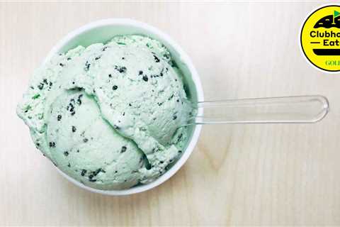 How to make delicious mint ice cream, according to a golf-club chef