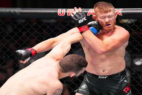 UFC star Sam Alvey suffers gruesome broken jaw in KO loss to Michal Oleksiejczuk and needs surgery..