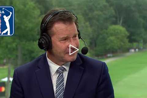 Nick Faldo's emotional retirement and best moments on television