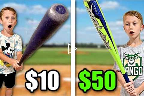 $10 vs $50 Baseball Bats *Which is Better?*