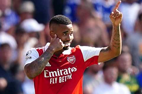 Arsenal 4 Leicester 2: Gabriel Jesus puts on masterclass on home debut with two goals and two..