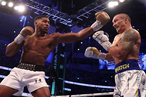 Anthony Joshua reveals only reason he lost to Oleksandr Usyk in first fight is due to heavyweight..