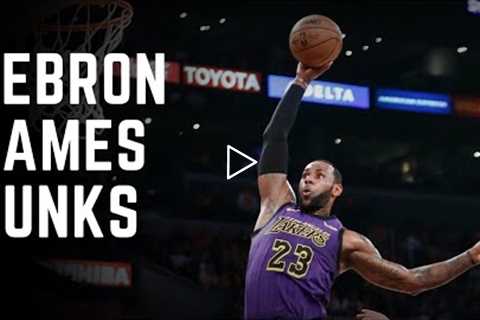 LeBron James Dunks - 2021-2022 Compilation