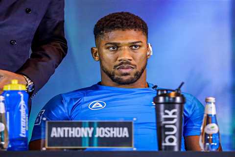 Anthony Joshua taking £13million PAY-CUT as he bids to regain belts from Oleksandr Usyk in second..