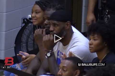 Lebron James Wasn’t Impressed After Bronny Did This…..