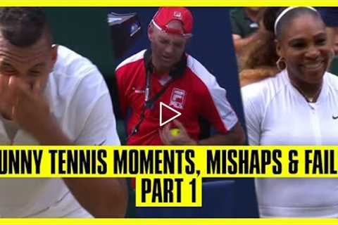 Tennis Mishaps, Fails & Funny Moments | Part 1