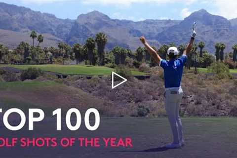 Top 100 Golf Shots of The Year | Best of 2021