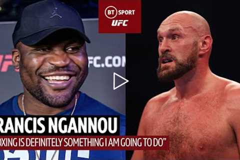 Francis Ngannou gives update on boxing Tyson Fury, his injury status, and a historic UFC Paris event