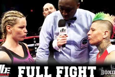 SHELLY VINCENT vs. EDINA KISS | FULL FIGHT | BOXING WORLD WEEKLY