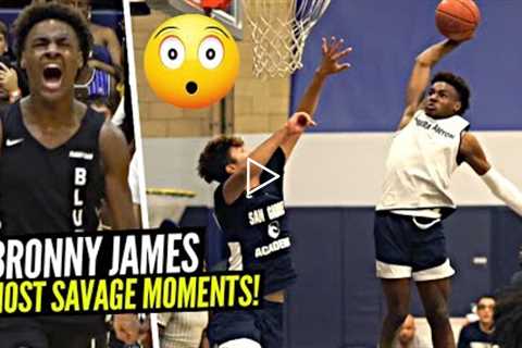 Bronny James 9th Grade Top 60 MOST SAVAGE Plays & Moments!!