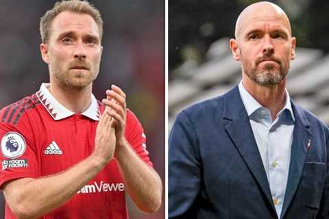 Man Utd star Christian Eriksen tells Erik ten Hag his best position ahead of Real Sociedad