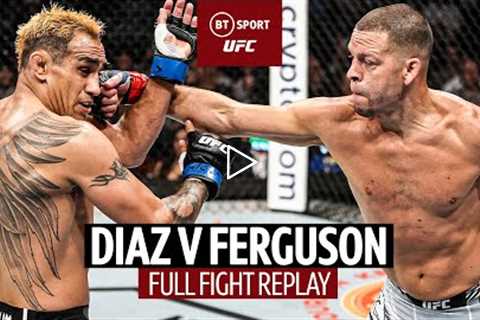 Diaz and Ferguson battle it out!  Nate Diaz v Tony Ferguson  UFC 279 Full Fight Replay