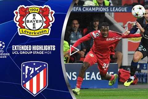 Bayer Leverkusen vs. Atlético de Madrid: Extended Highlights | UCL Group Stage MD 2 | CBS Sports …