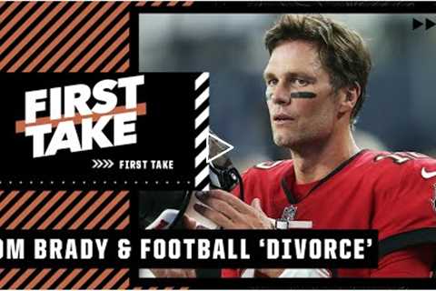 First Take talks about the Tom Brady and football DIVORCE?! 😳 😬 💍