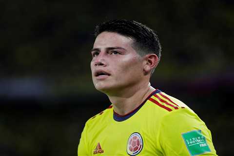 Ex-Everton and Real Madrid star James Rodriguez closing in on Olympiacos loan transfer as he looks..