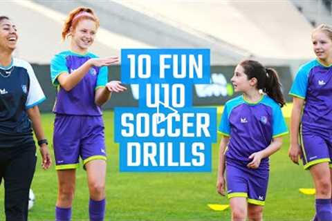 10 Best U10 Soccer Drills | Fun Soccer Drills for Kids