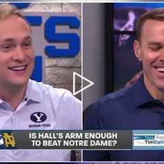 Is Jaren Hall's arm enough to lead BYU to a win over Notre Dame? | What's Trending on BYUSN 10.4.22