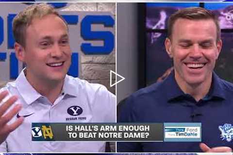 Is Jaren Hall's arm enough to lead BYU to a win over Notre Dame? | What's Trending on BYUSN 10.4.22