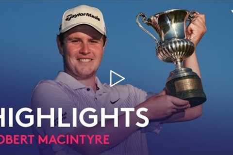 Robert MacIntyre Winning Final Round Highlights | 2022 DS Automobiles Italian Open