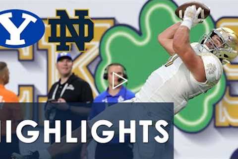 Notre Dame. vs. BYU | EXTENDED HIGHLIGHTS | 10/9/2022 | NBC Sports