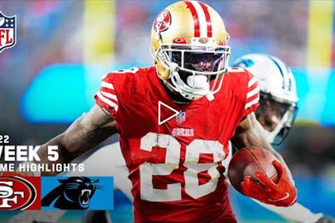 San Francisco 49ers vs. Carolina Panthers | 2022 Week 5 Highlights