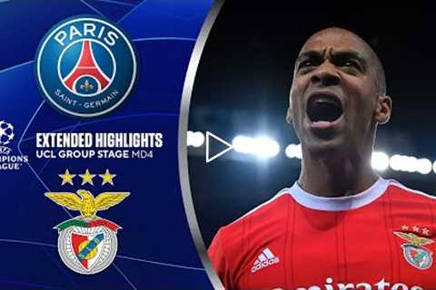 PSG vs. Benfica: Extended Highlights | UCL Group Stage MD 4 | CBS Sports Golazo