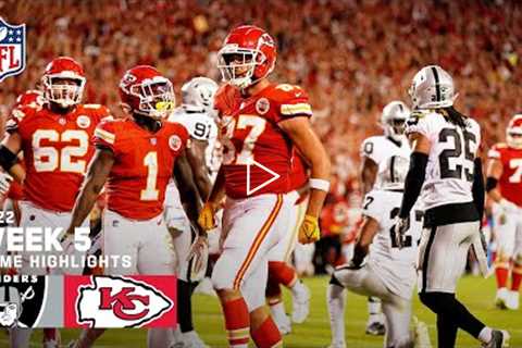 Las Vegas Raiders vs. Kansas City Chiefs | 2022 Week 5 Highlights