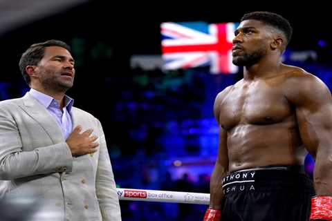 Anthony Joshua will NOT fight this year as promoter Eddie Hearn reveals target date for boxing..