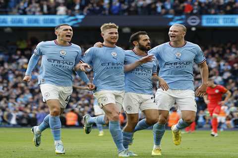 Man City 3 Brighton 1: Erling Haaland scores twice to take Prem tally to 17 as Guardiola’s side put ..