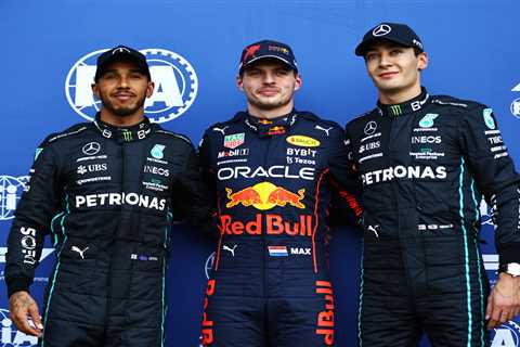 Max Verstappen on pole for F1 Mexican Grand Prix after torrid week as Lewis Hamilton starts third..