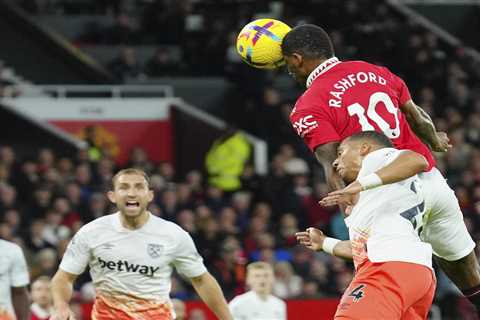 Watch Marcus Rashford score 100th Man Utd goal to become first Old Trafford star to reach milestone ..