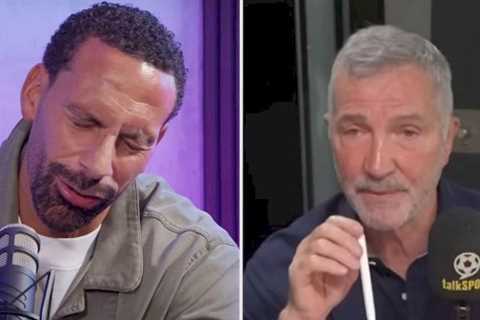 Rio Ferdinand shouts ‘oh come on’ after Graeme Souness slates Man Utd star again