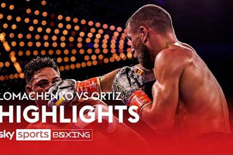 HIGHLIGHTS! Vasiliy Lomachenko vs Jamaine Ortiz