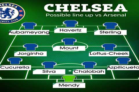 How Chelsea could line up against Arsenal with Cucurella set to replace Chilwell and Mendy..