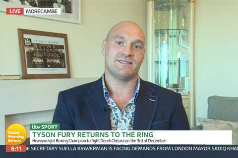 Tyson Fury jokes ‘being at home with six kids and a dog would drive any man out of retirement’..