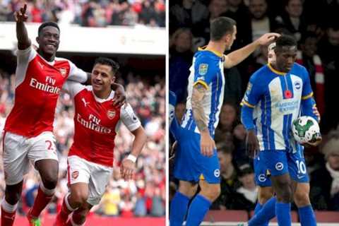 Fans spot how Danny Welbeck’s celebration against Arsenal differs to Man Utd reaction