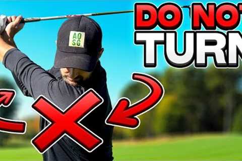 Don''''t Turn Your Shoulders for a Driver Golf Swing