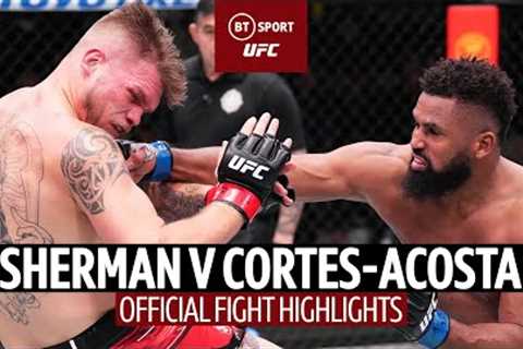 Chase Sherman v Waldo Cortes-Acosta  Official UFC Fight Highlights  Heavyweights go to war!