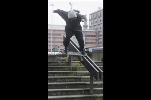 Skating A Glasgow Rail In The Rain With Jamie Foy & Crew