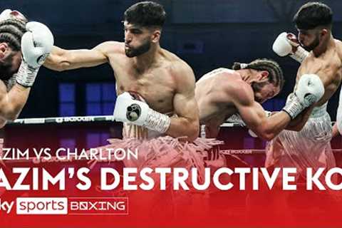 AZIM DESTROYS CHARLTON! 🤯  Highlights as Adam Azim brutally KOs Rylan Charlton