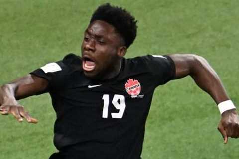 World Cup 2022: Alphonso Davies scores Canada’s first-ever goal at a finals in loss to Croatia