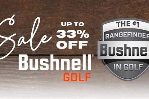 Bushnell rangefinders are up to 33% off in GOLF's Pro Shop