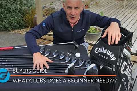 What GOLF CLUBS do beginners need?? [Golf Basics]